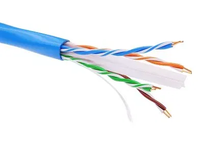 Информационный кабель неэкранированный U/UTP 4х2 CAT6, PVC, синий DKC RN6UUPV3BL