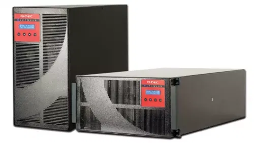 Онлайн ИБП, Solo MD, 12kVA/10,8kW, Rack 5U, RS232, EPO, 6xIEC C13, 4xIEC C19 + клеммная колодка, без АКБ DKC SOLOMD12A0