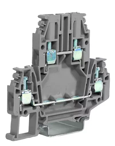 DBC.4/GR(Ex) Клемма проходная 4 кв.мм., 2 уровня, винт DKC ZDB400GR