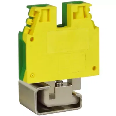 TEC.10/D, зажим для заземления желт.зелен 10 кв.мм DKC ZTE510