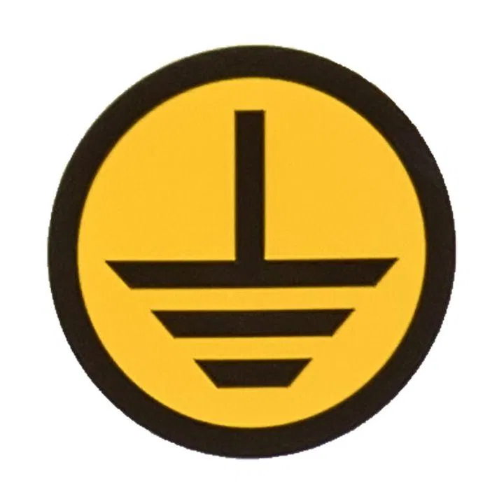 Знак "Земля" круглый d20мм EKF an-1-04