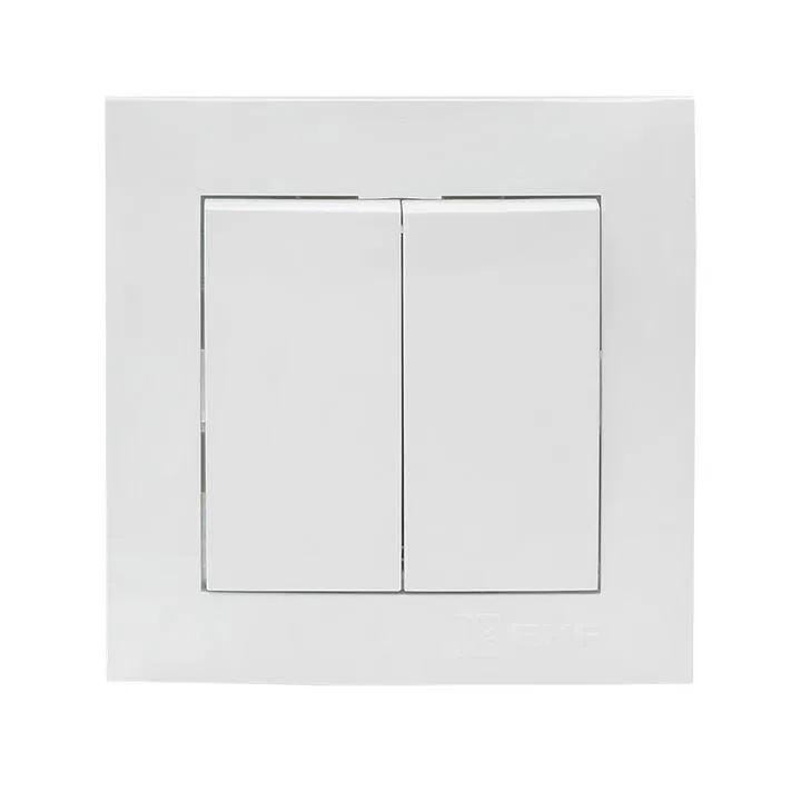 Выключатель 2-кл. СП Валенсия 10А IP20 бел. PROxima EKF EWV10-023-10