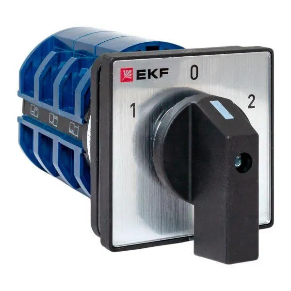 Переключатель кулачковый ПК-1-43 3п 63А "1-0-2" IP65 EKF pk-1-43-63-65