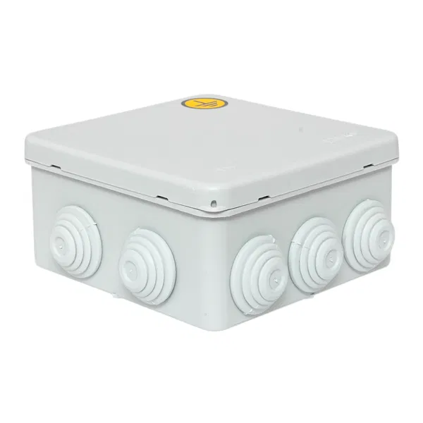 Коробка уравнивания потенциалов КУП-030-014 100х100х50 IP55 с крышкой наружн. для прямого монтажа 10 мембр. вводов сер. EKF plc-kmr-030-014-g