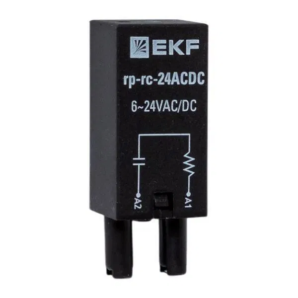 Модуль защитный RC 6-24В AC/DC для промежуточных реле RP AVERES EKF rp-rc-24ACDC