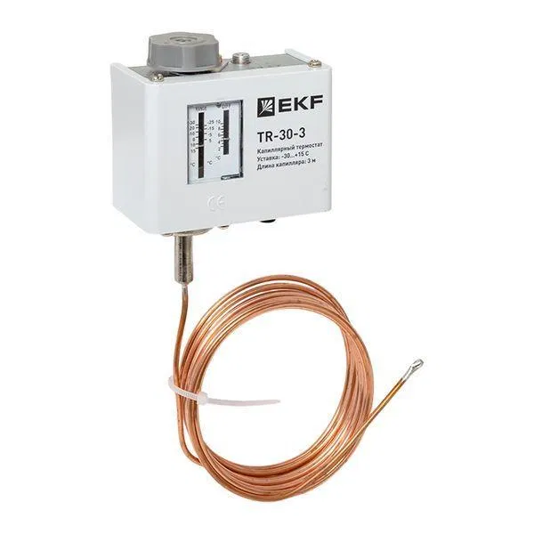 Реле температуры (термостат) капилляр 3м EKF TR-30-3