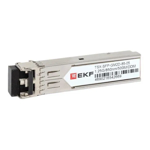 Модуль SFP 1.25Гб двойн. многомодовое оптоволокно 850нм дальность 500м TSX EKF TSX-SFP-GM2D-85-05