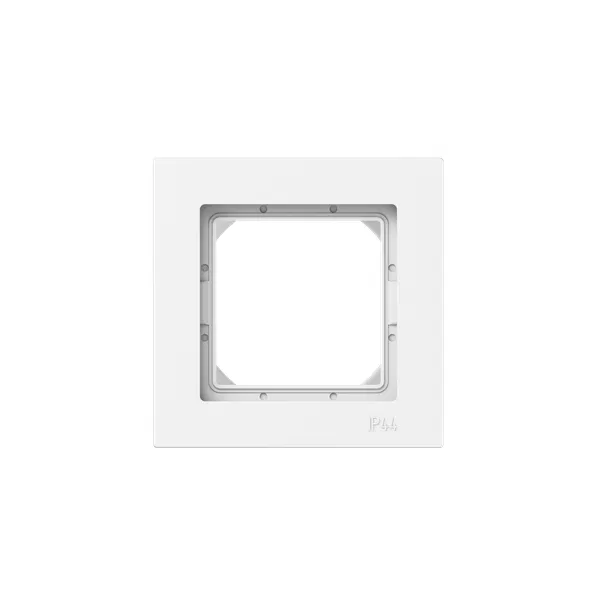 Рамка 1-м Эпика IP44 пластик бел. EKF UP1-FPW-01-44