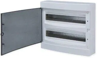 Щит распределительный навесной Unix 2х18мод. IP41 прозр. дверь PROxima EKF ux-2x18-n