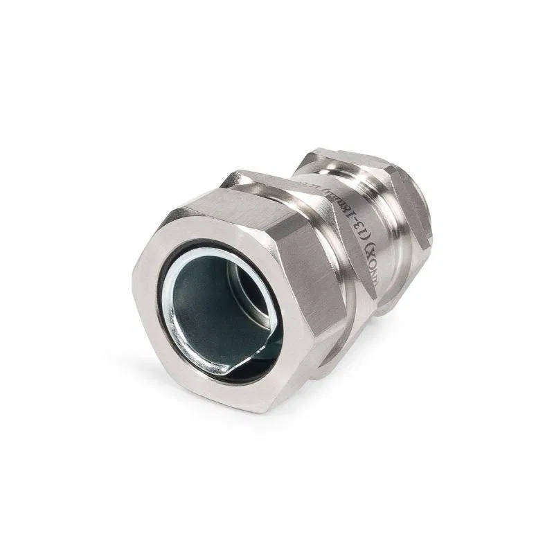 Ввод кабельный для металлорукава ВК-М25(13-18мм)-МР20 (INOX) нерж. сталь Fortisflex 89112