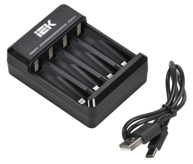 Устройство зарядное NiMH/CD 2-4 AA/AAA 200мА LED IEK ABC11-4-2-TYC-M-020-LED