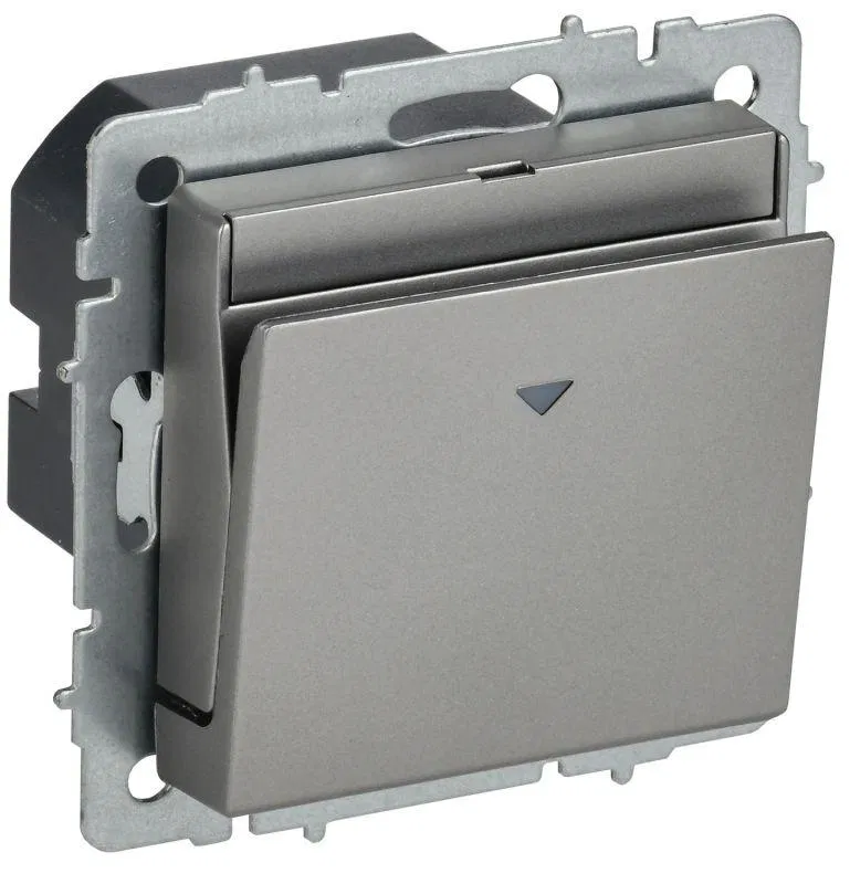 Выключатель карточный BRITE 30А ВС10-1-8-БрС механизм сталь IEK BR-V11-0-10-K46
