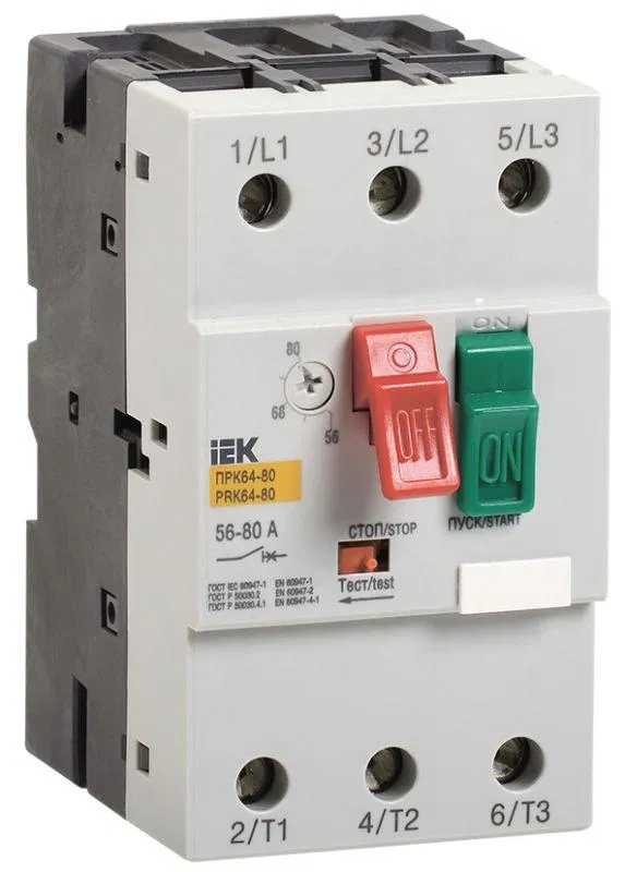 Пускатель ПРК64-40 In=40A Ir=25-40A Ue 660В KARAT IEK DMS22-40
