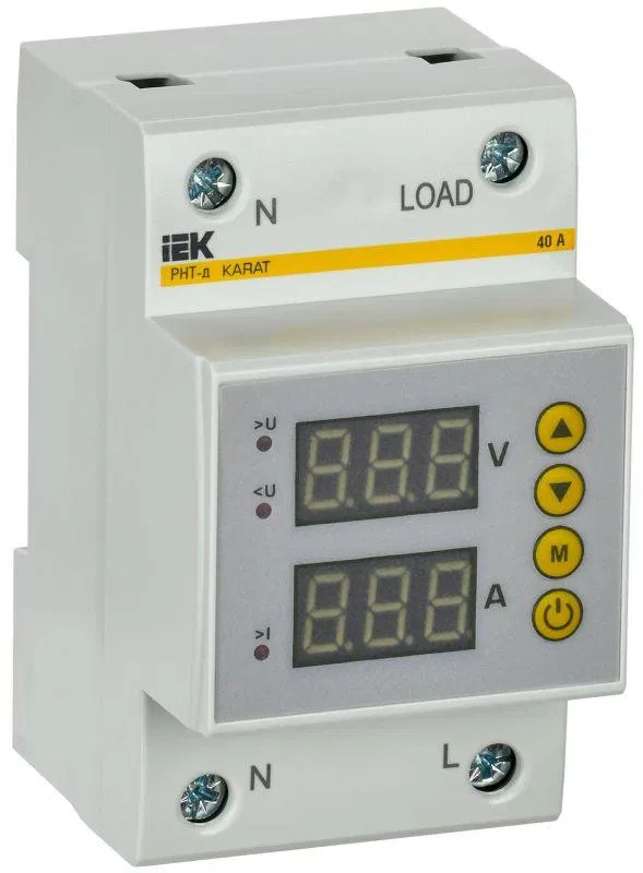 Реле напряжения и тока РНТ-д 1ф 54мм 40А KARAT IEK IVC31-1-40
