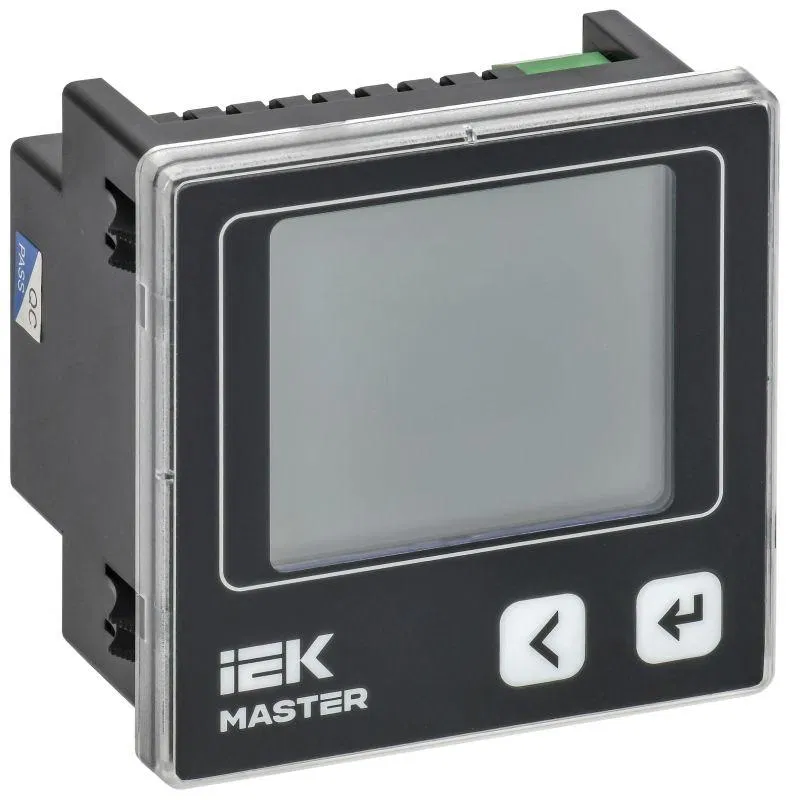 Вольтметр цифровой щитовой 1ф RS-485 72х72 LCD MASTER IEK MI-DV11-6-1-1-LCD