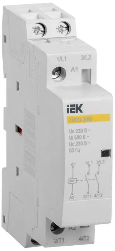 Контактор модульный КМ20-20М AC KARAT IEK MKK11-20-20