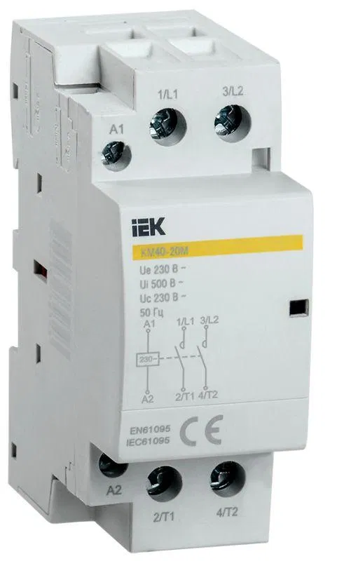 Контактор модульный КМ40-20М AC KARAT IEK MKK11-40-20