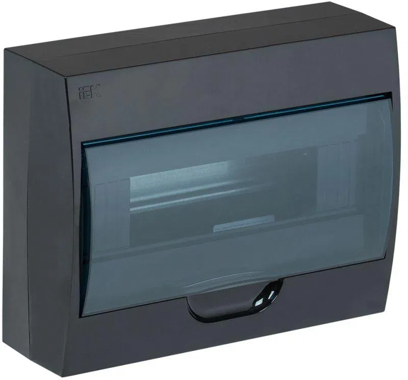 Корпус навесной ЩРН-П-12 Krepta 3 IP41 пластик. черн. IEK MKP12-N-12-41-K02