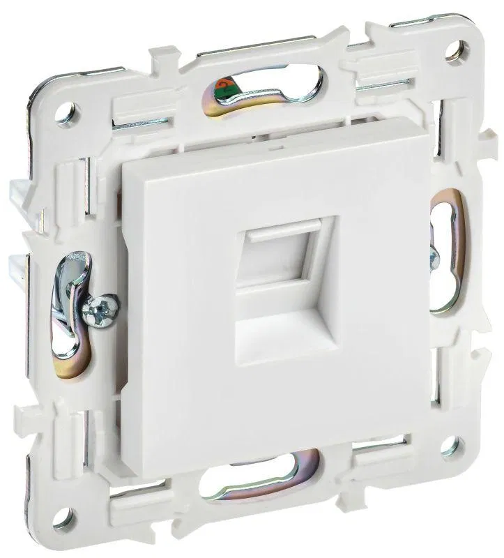 Розетка компьютерная RJ45 кат.6 SKANDY SK-K02W арктич. бел. IEK SK-K10-2-K01