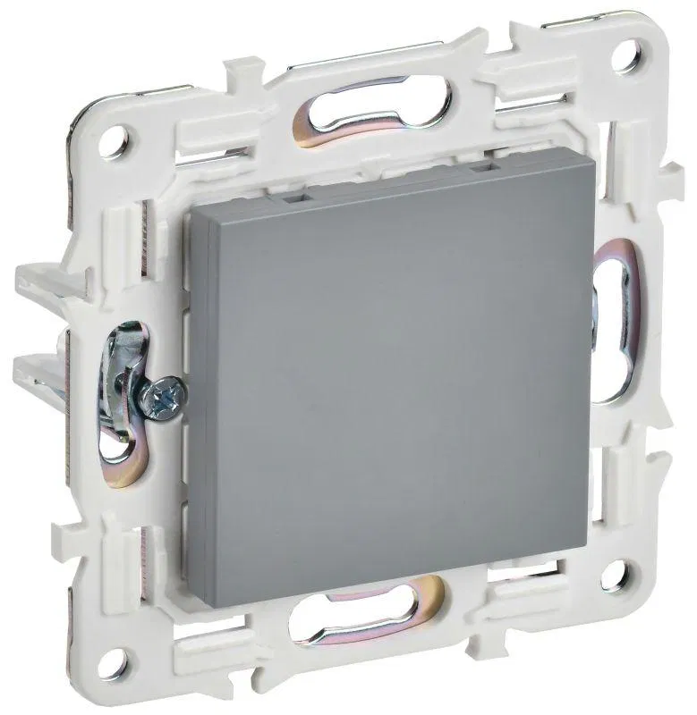 Заглушка с суппортом SKANDY SK-C01Gr сер. IEK SK-PL10-K03