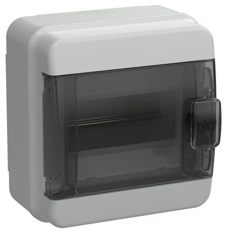 Корпус КМПн-6 TEKFOR IP65 черн. прозр. дверь пластик. IEK TF5-KP72-N-06-65-K03-K02