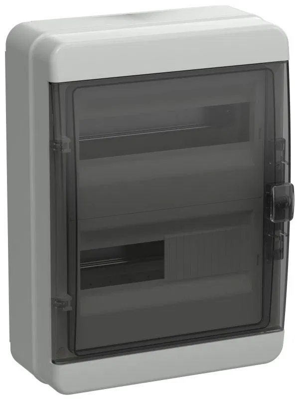 Корпус КМПн-24 TEKFOR IP65 черн. прозр. дверь пластик. IEK TF5-KP72-N-24-65-K03-K02
