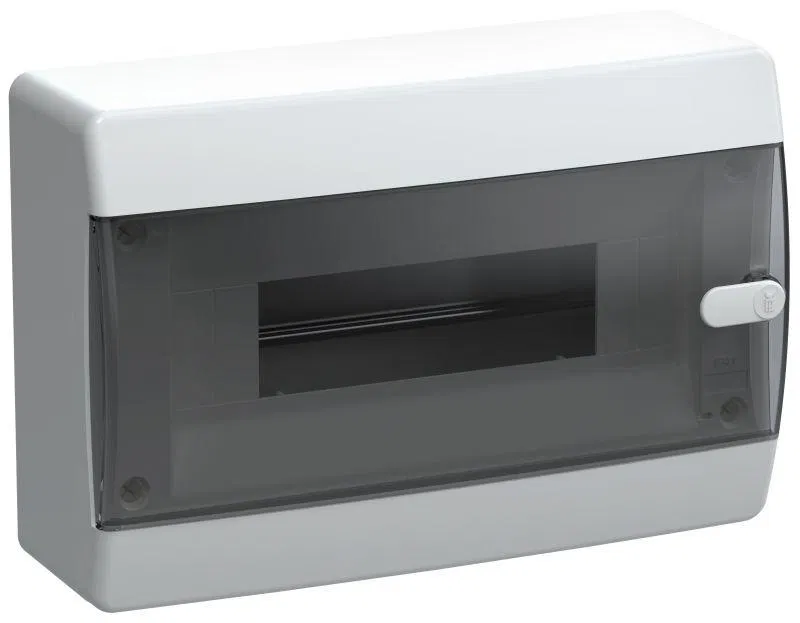 Корпус ЩРН-П-12 UNION Compact IP41 черн. прозр. дверь пластик. IEK UIC-KP12-N-12-41-K01