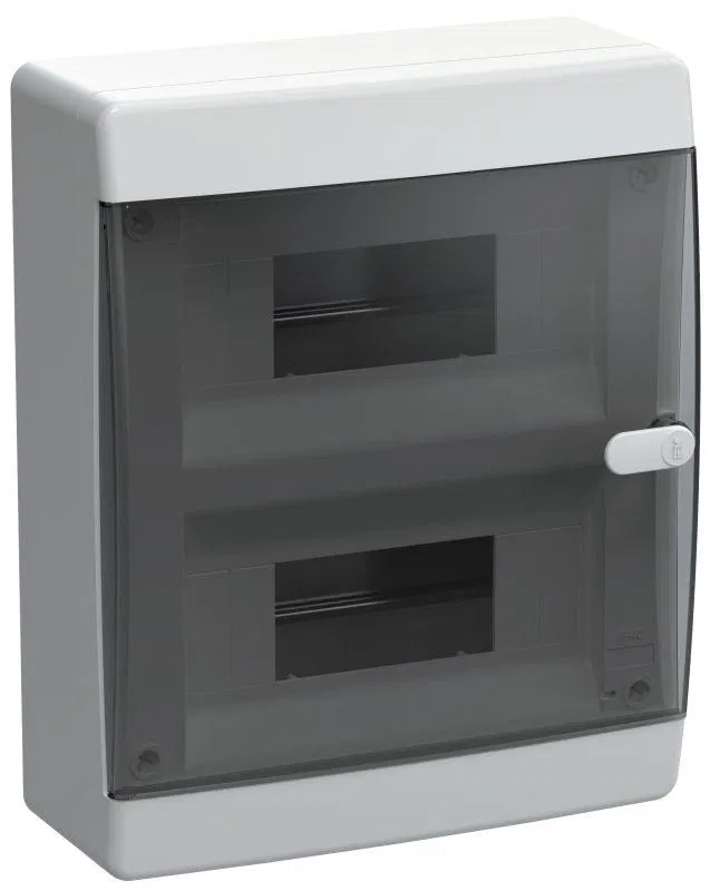 Корпус ЩРН-П-18 UNION Compact IP41 черн. прозр. дверь пластик. IEK UIC-KP12-N-18-41-K01