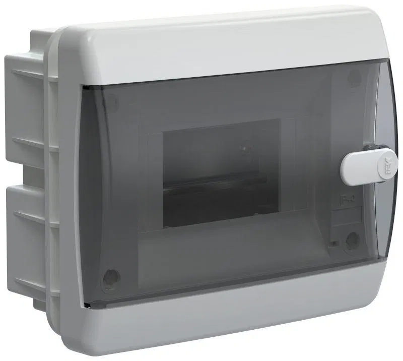 Корпус ЩРВ-П-6 UNION Compact IP41 черн. прозр. дверь пластик. IEK UIC-KP12-V-06-41-K01