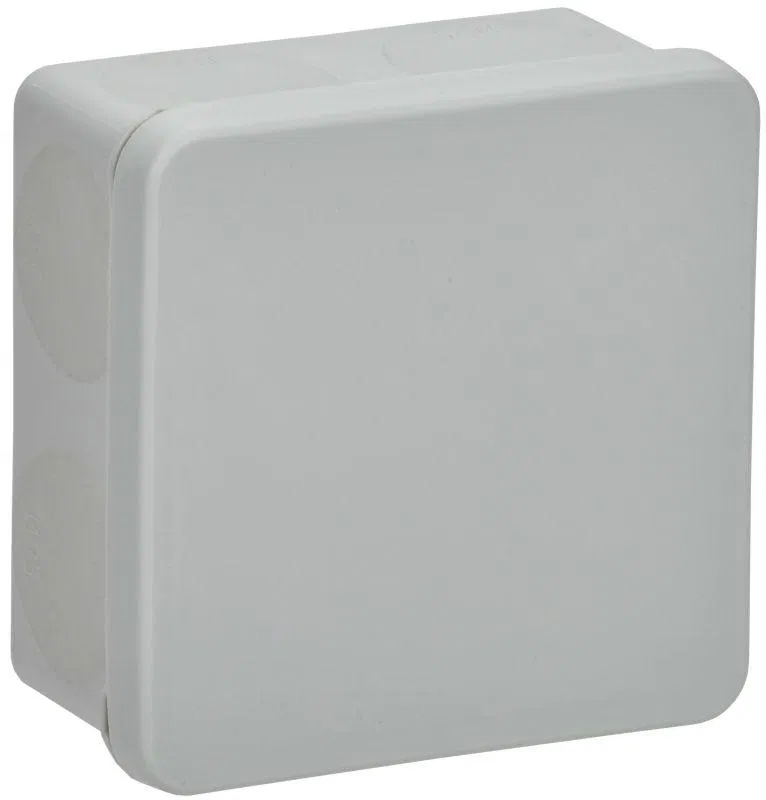 Коробка распаячная ОП КМ42435 80х80х40мм IP67 8 вводов сер. IEK UKO21-080-080-040-K41-66