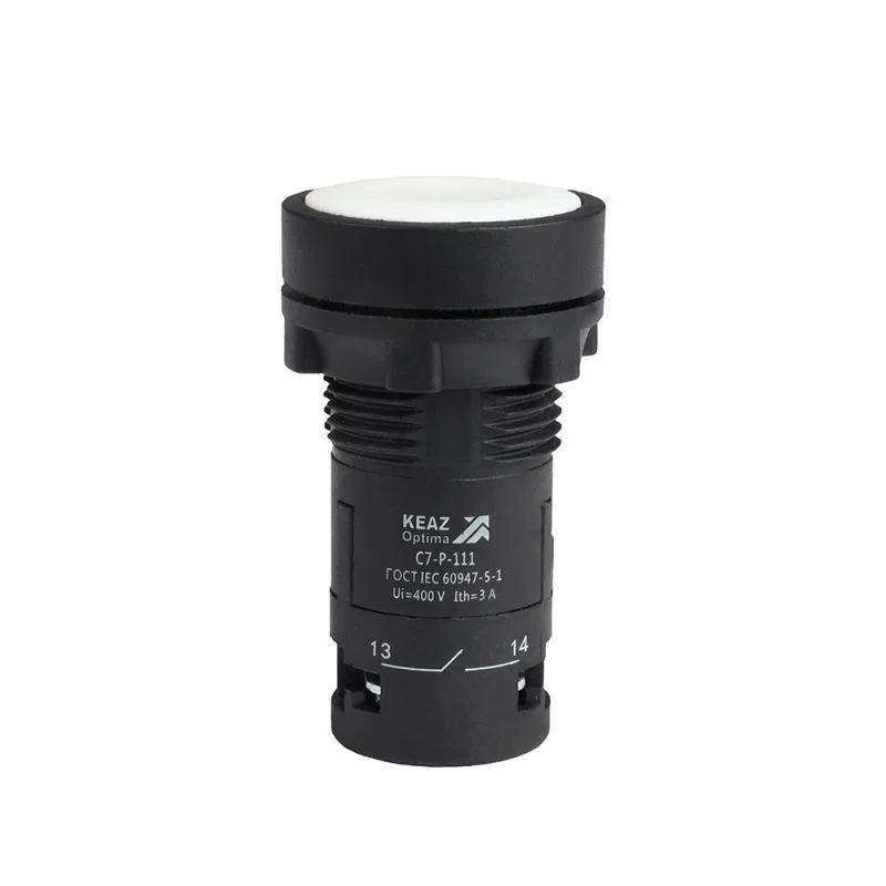 Кнопка OptiSignal Compact D22 С7-P-111 бел. 1НО+1НЗ XB7NA15 КЭАЗ 362042