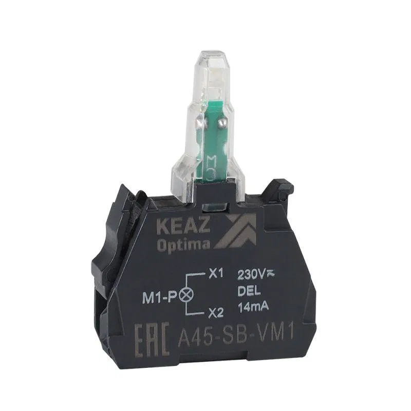 Блок световой OptiSignal D22 A45-SB-VM3 зел. 110-230 В AC/DC с защитой от наводок ZBVM3 КЭАЗ 362250