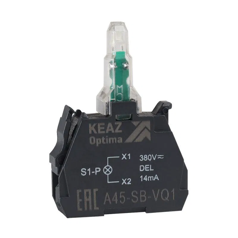 Блок световой OptiSignal D22 A45-SB-VQ6 син. 380 В AC с защитой от наводок ZBVQ6 КЭАЗ 362258