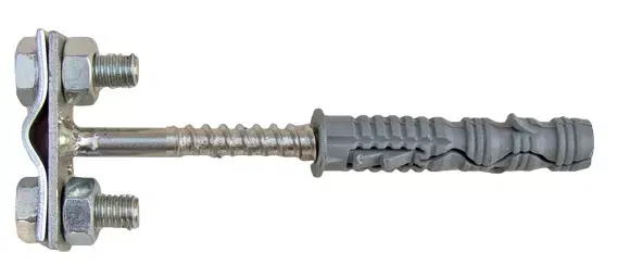 Фасадный держатель 60 мм c дюбелем KM60.06 KM GROM