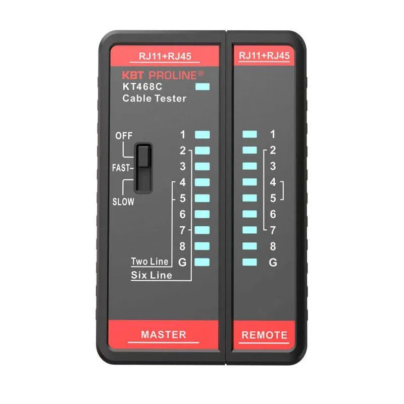 LAN-тестер кабельный KT 468C PROLINE КВТ 88552
