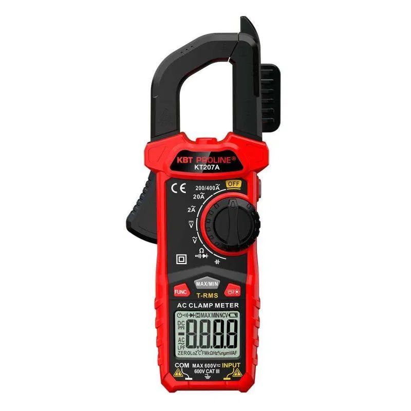 Клещи токовые цифровые KT 207А PROLINE КВТ 91919