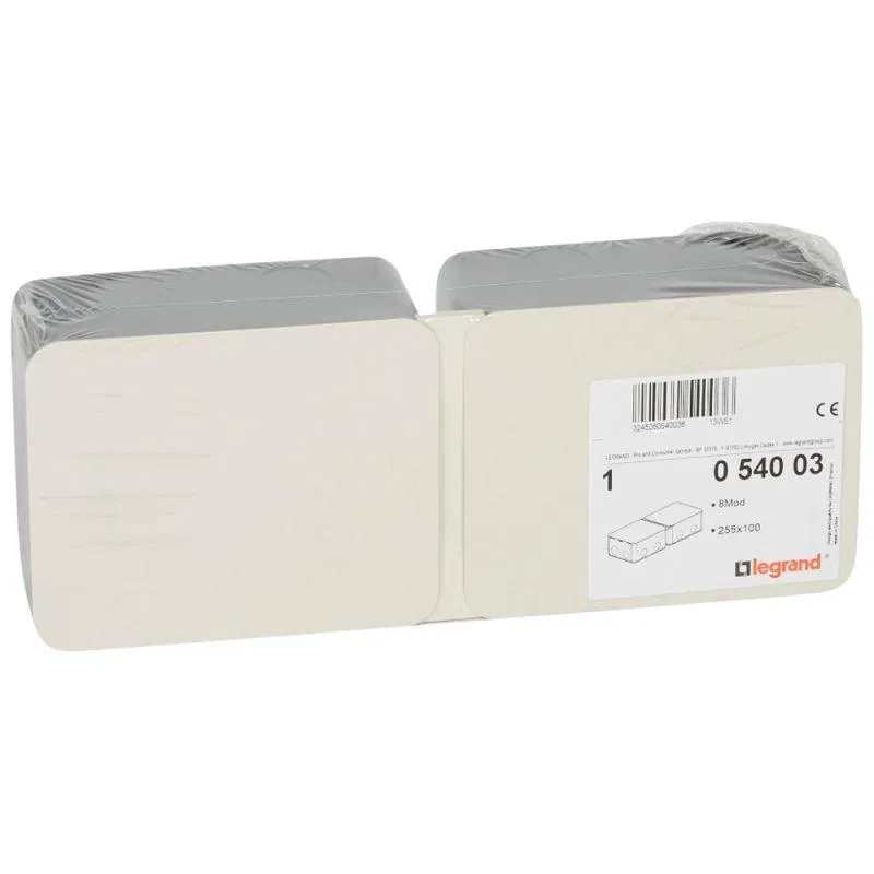 Коробка монтажная напольная 8(2х4)мод. метал. Leg 054003