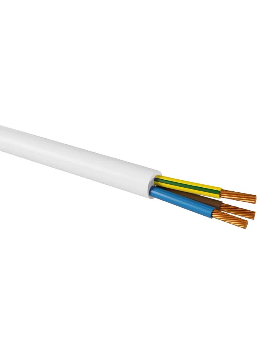 Провод ПРКС 3х1,5(N)-0,38 (100м), белый TDM
