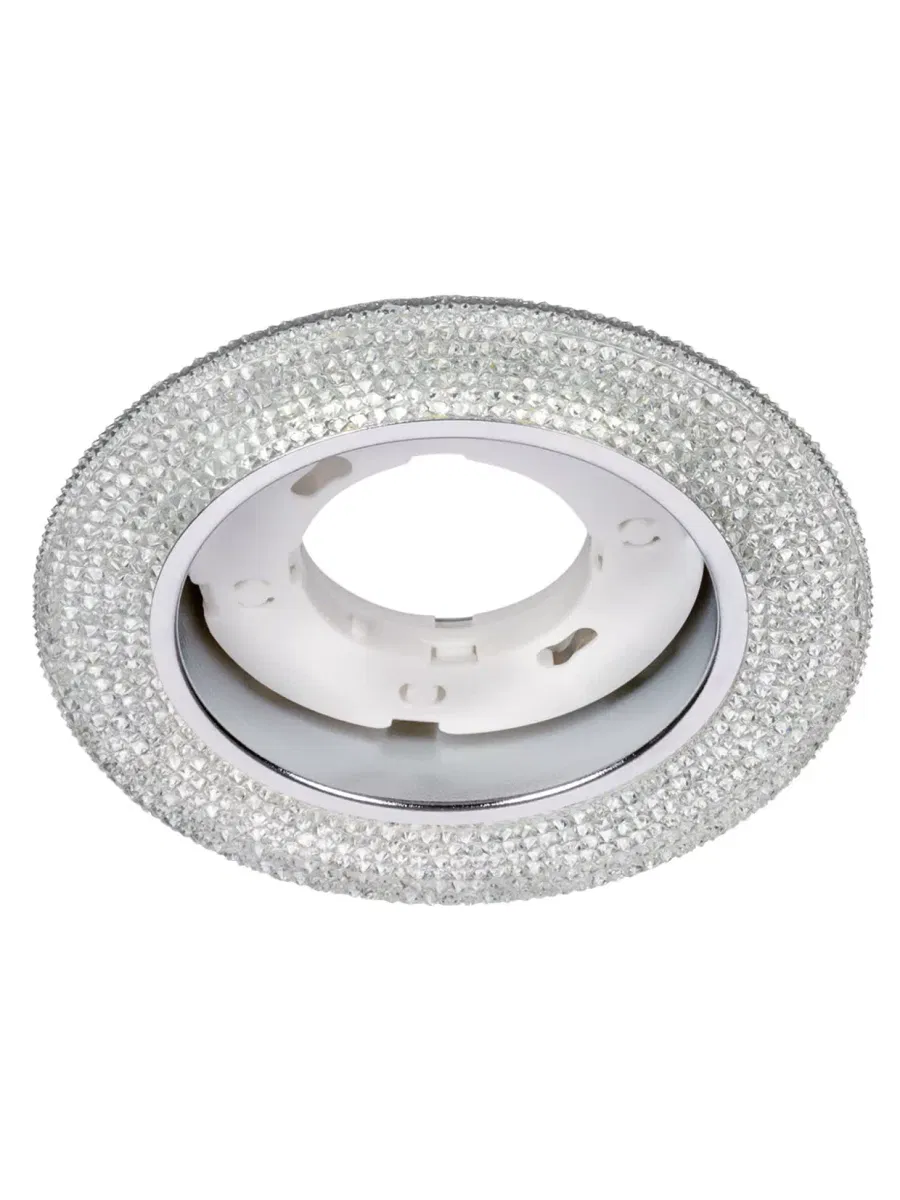 Светильник встраиваемый СВ 03-11 GX53 230В LED подсветка 5 Вт зеркальный/хром TDM