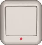 Выключатель 1-кл. ОП Прима 6А IP20 с индик. бел. (опт. упак) Schneider Electric A16-046-B
