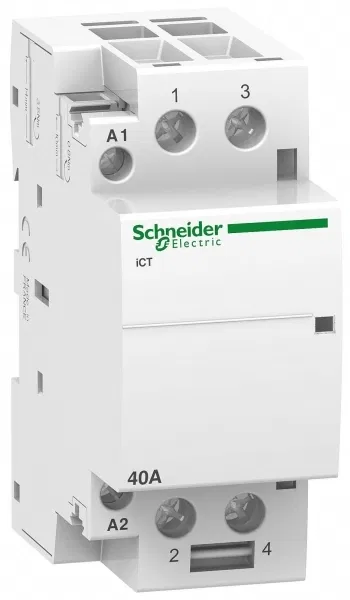 Контактор мод. iСТ Acti9 40А 2п 2НО 230/240В Schneider Electric A9C20842