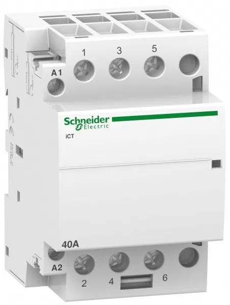 Контактор мод. iСТ Acti9 40А 3п 3НО 230/240В Schneider Electric A9C20843