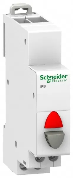 Кнопка управления iPB сер./красн. 1НЗ Schneider Electric A9E18037