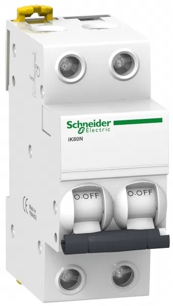 Выключатель автоматический модульный 2п C 20А 6кА iK60 Acti9 Schneider Electric A9K24220