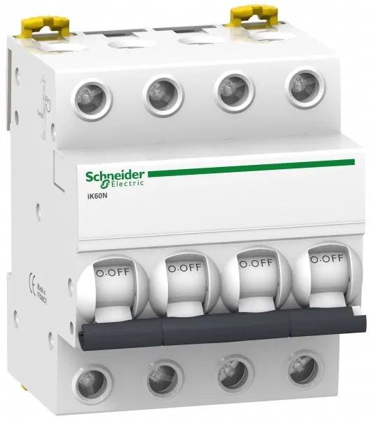 Выключатель автоматический модульный 4п C 6А iK60 Acti9 Schneider Electric A9K24406
