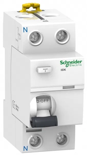Выключатель дифференциального тока (УЗО) 2п 25А 300мА тип AC iID Schneider Electric A9R75225