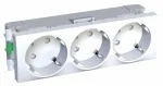 Розетка Тройная 45 2P+E Со Шторками ALB45262 Schneider Electric