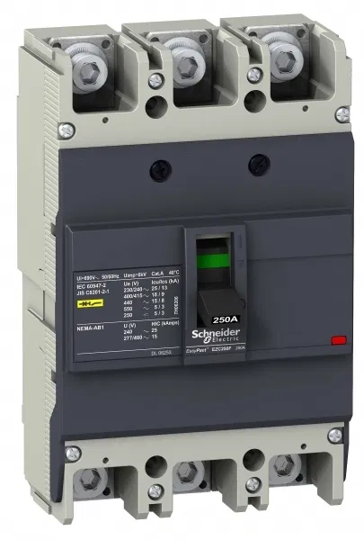 Выключатель авт. 3п 3т EZC250F 175А 18кА 400В Schneider Electric EZC250F3175