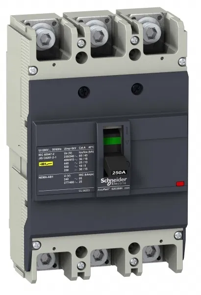 Выключатель авт. 3п 3т EZC250 225А 36кА 415В Schneider Electric EZC250H3225