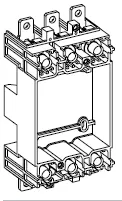 Комплект 3п цоколя 100-250А (выкл.60мм) Schneider Electric EZEPLUG3L